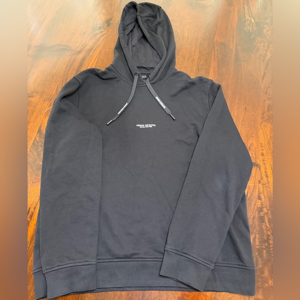 Armani Exchange Black Hoodie XL
